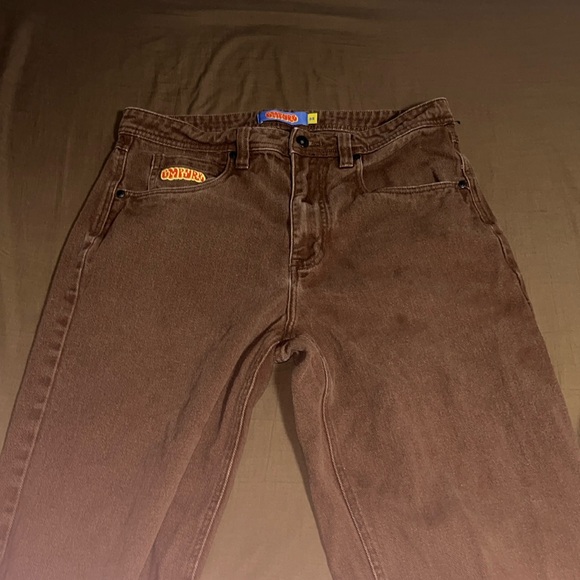 Empyre Loose Fit Brown Jeans - Picture 4 of 5